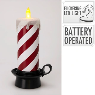 LED Kaars Zuurstok - 15x12x29 cm