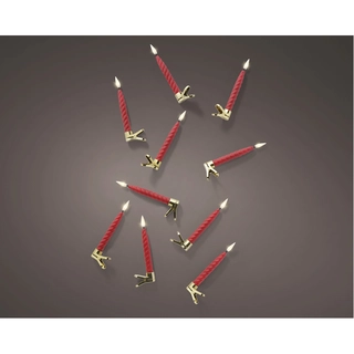 LED Kaarsverlichting Rood - 14,5 cm