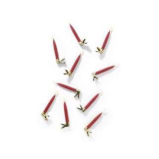 LED Kaarsverlichting Rood - 14,5 cm - afbeelding 2