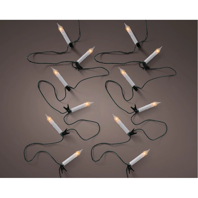 LED Kaarsverlichting vlam effect - 6 m - afbeelding 1