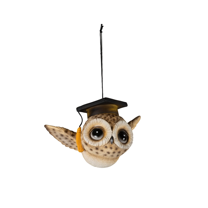 LED Kersthanger Uil - 10,5 cm - afbeelding 2