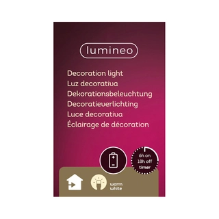 LED Kerstman met Boom - 29 cm - afbeelding 3