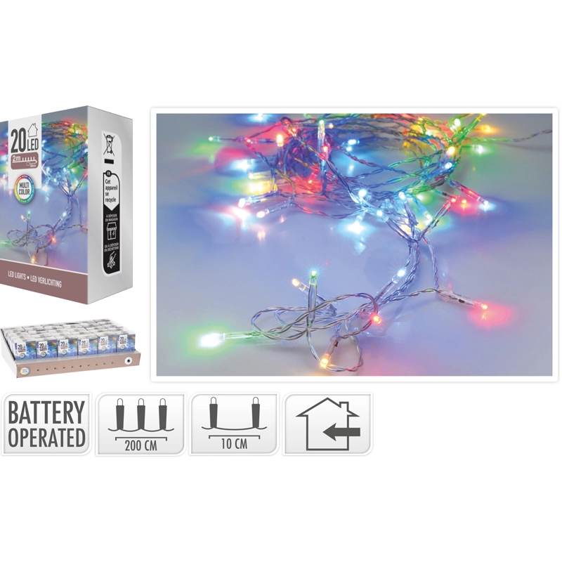 LED Kerstverlichting Multi- 200 cm
