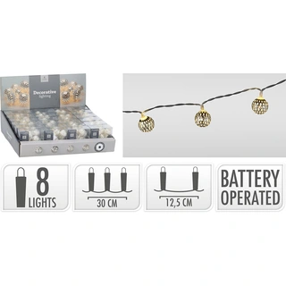 LED Slinger Metalen Ballen - 30 cm