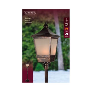 LED Lantaarn Bruin - 185 cm - afbeelding 3
