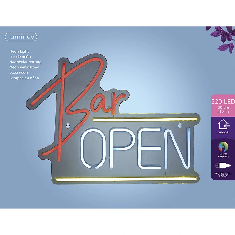 Neon LED Bar Open - afbeelding 2