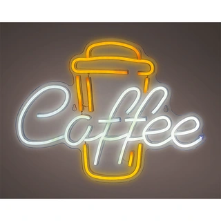 Neon LED Coffee cup - afbeelding 1