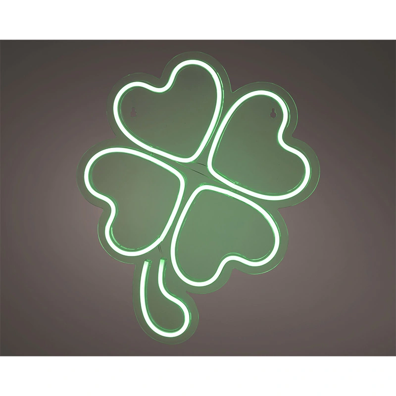 Neon LED Klaver 4 - afbeelding 1