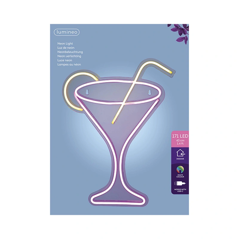 Neon LED Martini - afbeelding 2