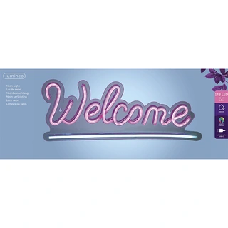 Neon LED Welcome - afbeelding 2