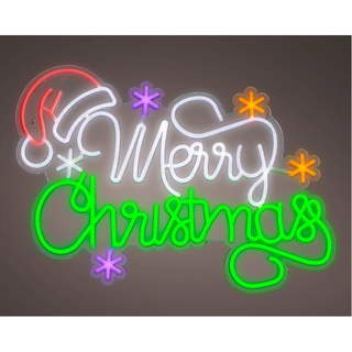 LED Neonbord Merry Christmas - afbeelding 1