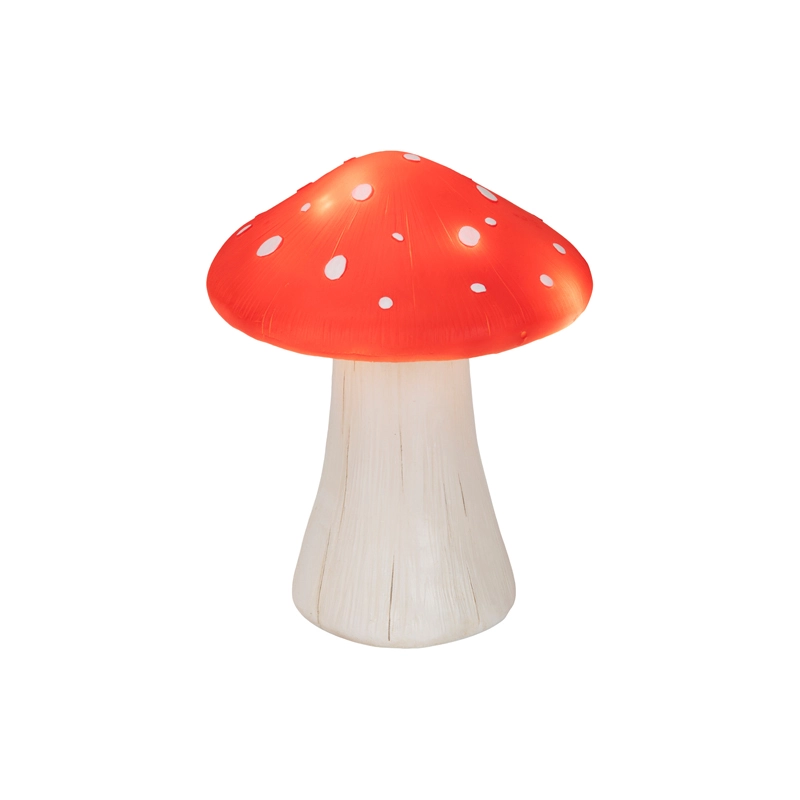 LED Paddenstoel Rood - 18 cm - afbeelding 3