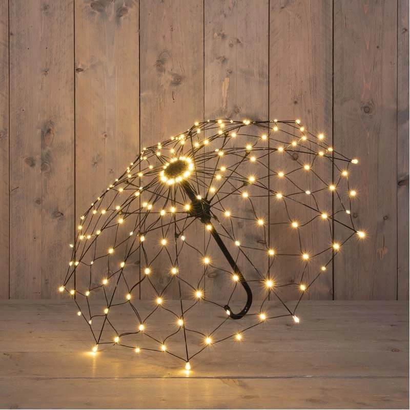 LED Paraplu Metaal Classic Warm - 85x53 cm