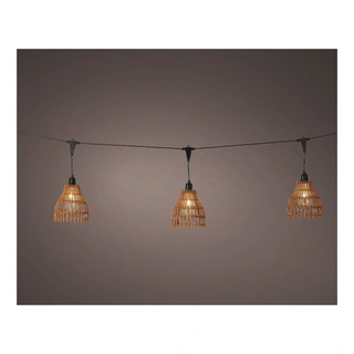LED Partylight Graslampjes Bruin - 200 cm - afbeelding 2