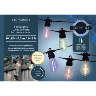 LED Partylight Zwart 450 cm - Multi - afbeelding 4