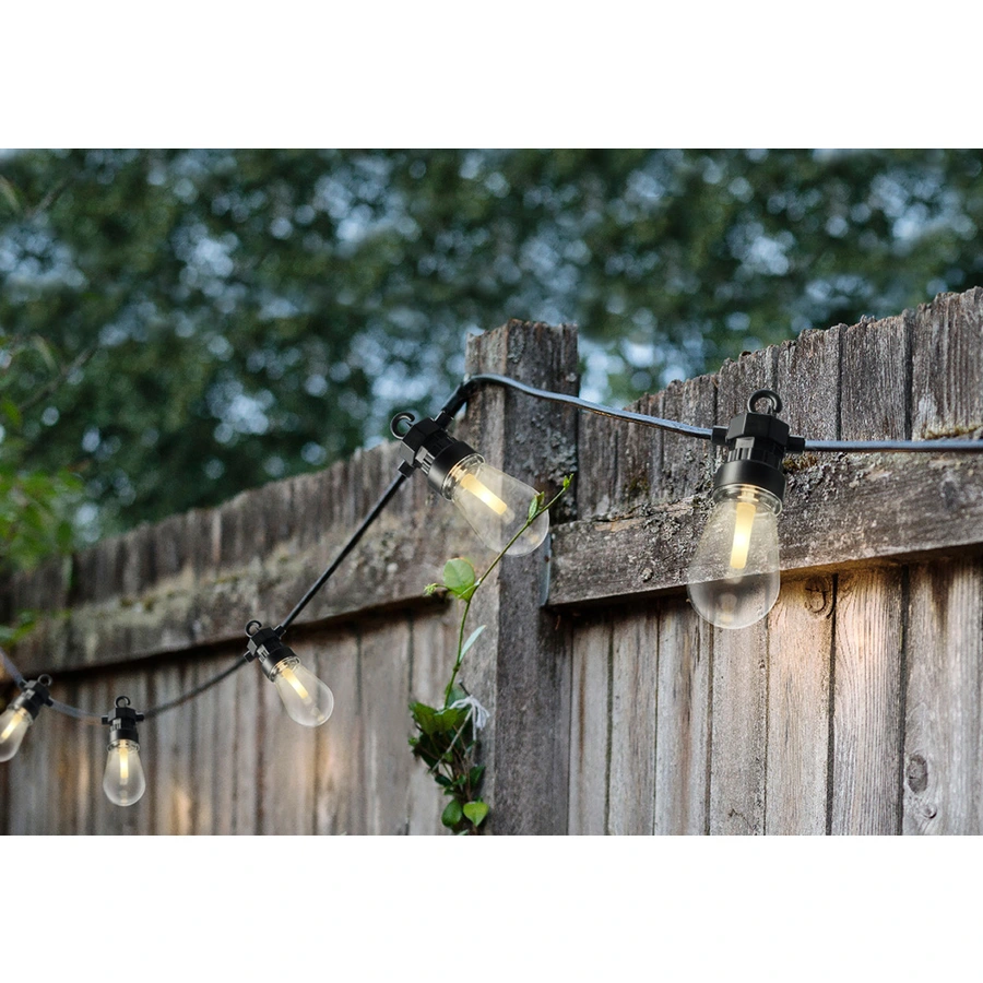 LED Partylight 20 Bulbs Steady - 950 cm - afbeelding 3