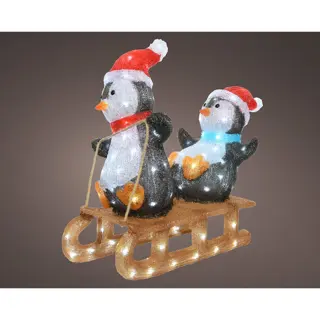LED Pinguïns Acryl - 56,5 cm - afbeelding 2