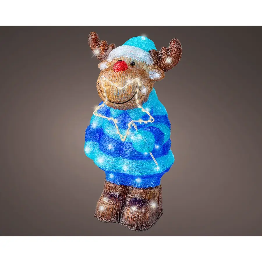 LED Rendier Acryl - 44,7 cm - afbeelding 2