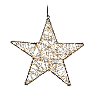 LED Ster Metaal Flash - 36 cm - afbeelding 2