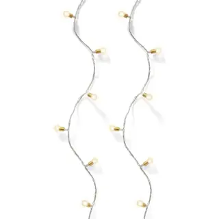 LED Vintage Kerstboomverlichting Twinkel Transparant - 12 m - afbeelding 1