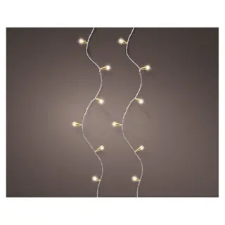 LED Vintage Kerstboomverlichting Twinkel Transparant - 24 m - afbeelding 2