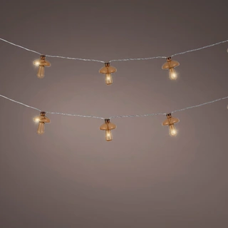 Kerstslinger LED Paddenstoel - 140 cm - afbeelding 2