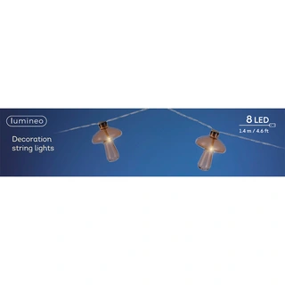 Kerstslinger LED Paddenstoel - 140 cm - afbeelding 3