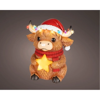 LED Verlichte Koe Warm Wit - 22 cm