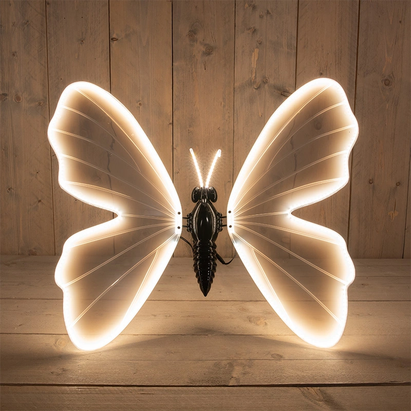 LED Vlinder Bewegende Vleugels - 80 cm