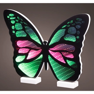 LED Infinity Lights Vlinder - 37,5x27,5 cm - afbeelding 2