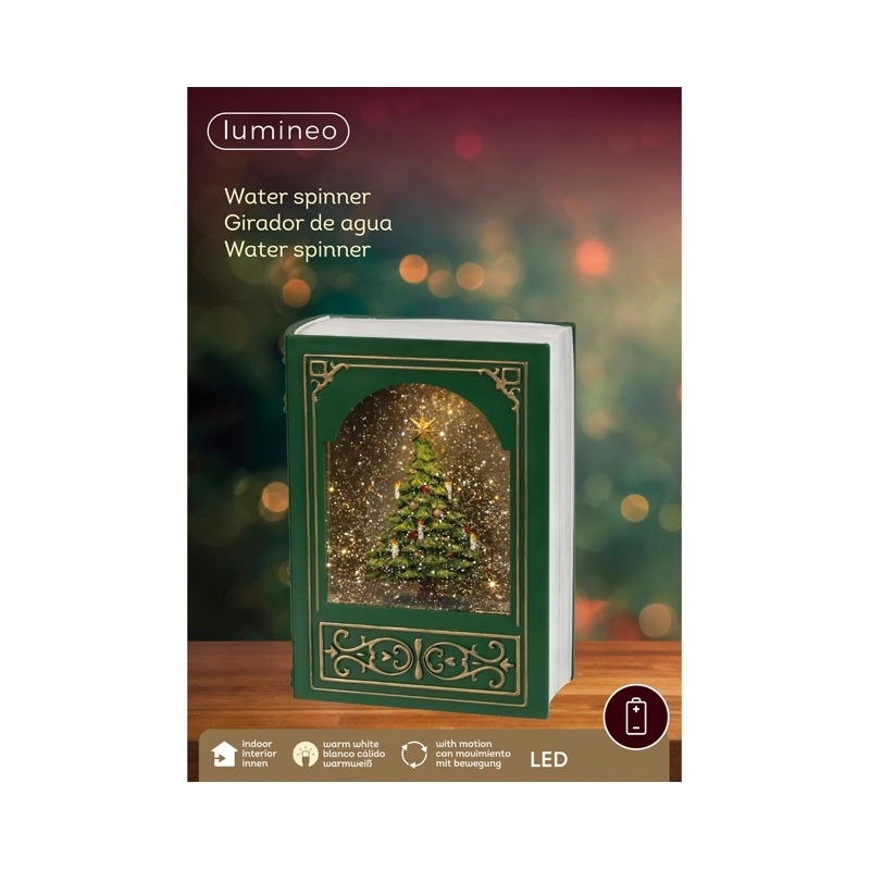 LED Waterspinner Boek Groen - afbeelding 3