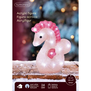LED Zeepaardje Acryl - Small - afbeelding 3