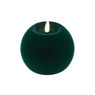 LED Bolkaars Velvet Lyon M Groen - Ø10x7,8 cm