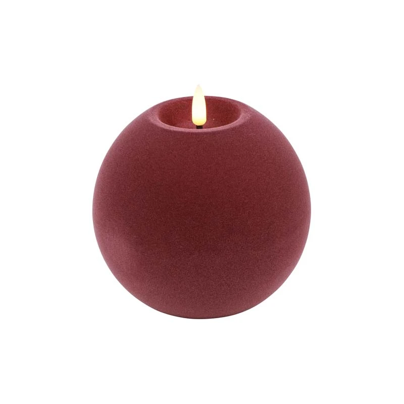 LED Bolkaars Velvet Lyon L Fuchsia - Ø12x11 cm