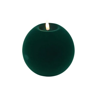 LED Bolkaars Velvet Lyon L Groen - Ø12x11 cm