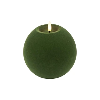 LED Bolkaars Velvet Lyon L Licht Groen - Ø12x11 cm