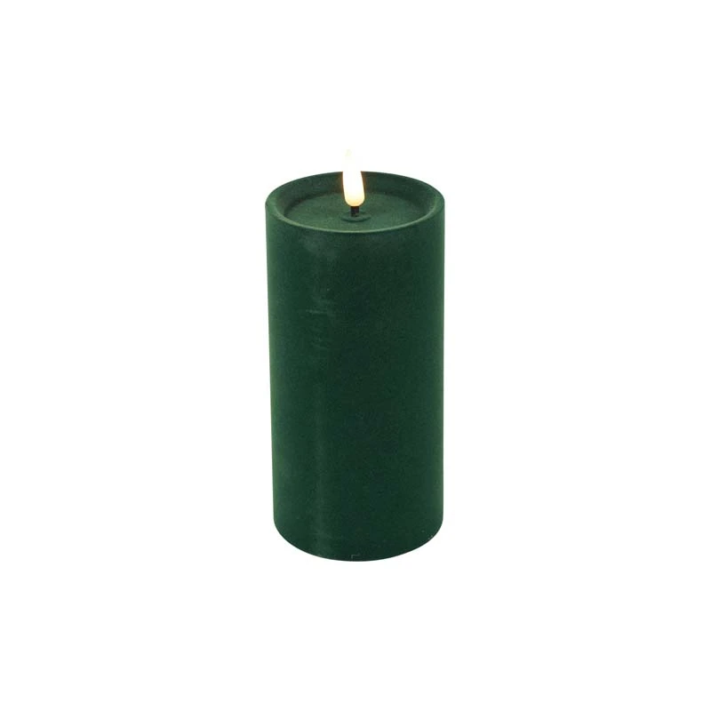 LED Stompkaars Velvet Lyon XL Donker Groen - Ø7,5x15 cm