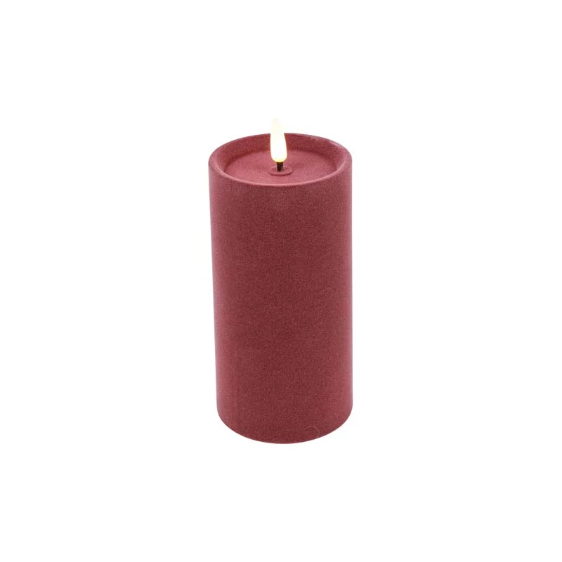 LED Stompkaars Velvet Lyon XL Fuchsia - Ø7,5x15 cm