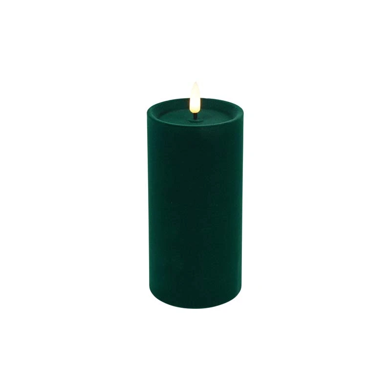 LED Stompkaars Velvet Lyon XL Groen - Ø7,5x15 cm