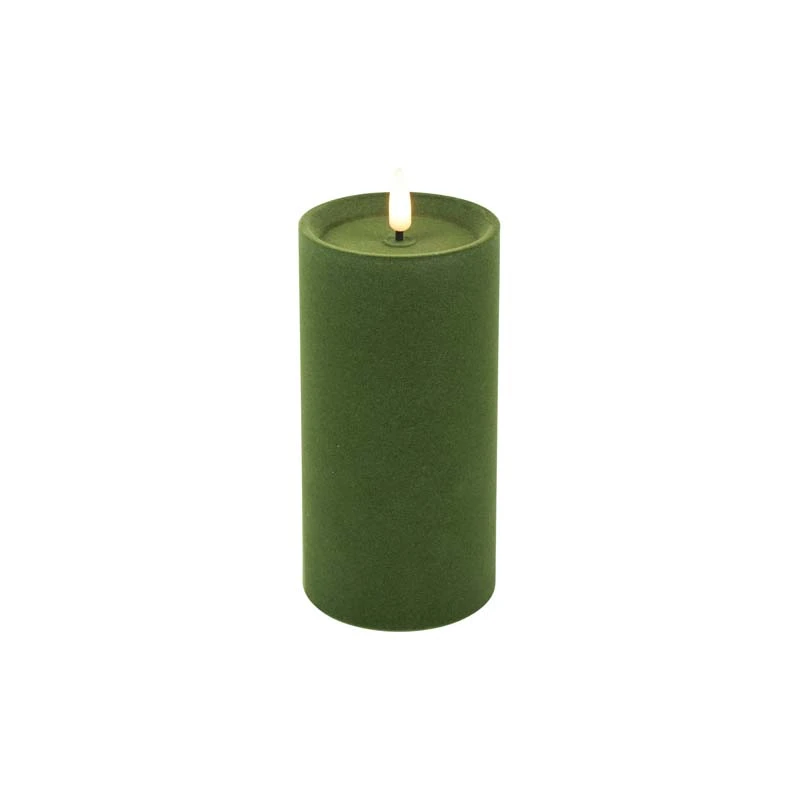 LED Stompkaars Velvet Lyon XL Licht Groen - Ø7,5x15 cm