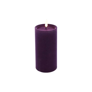 LED Stompkaars Velvet Lyon XL Paars - Ø7,5x15 cm