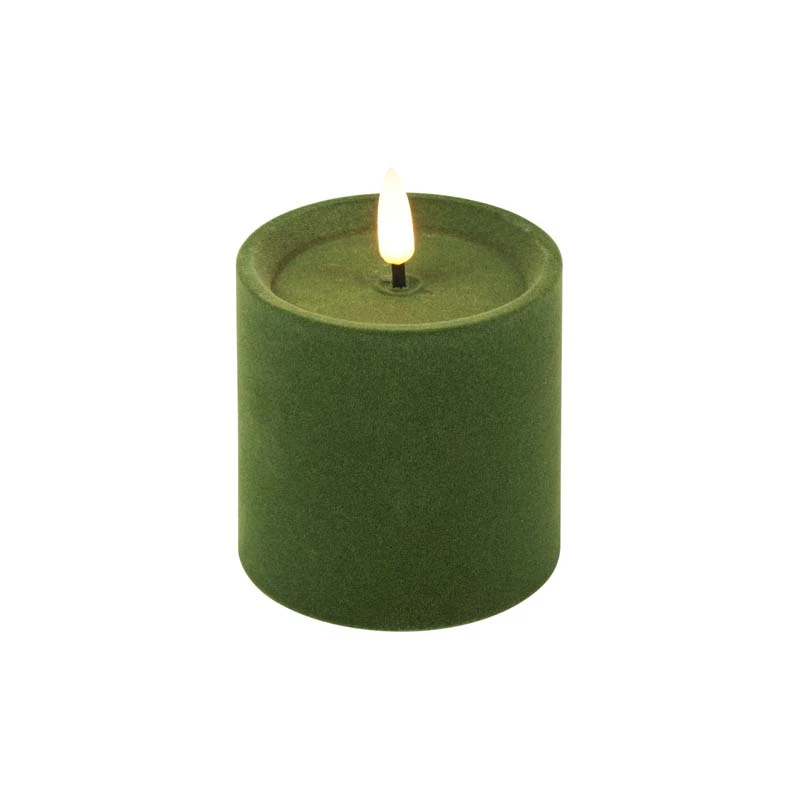 LED Stompkaars Velvet Lyon S Licht Groen - Ø7,5x7,5 cm