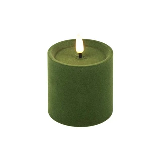 LED Stompkaars Velvet Lyon S Licht Groen - Ø7,5x7,5 cm