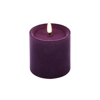 LED Stompkaars Velvet Lyon S Paars - Ø7,5x7,5 cm