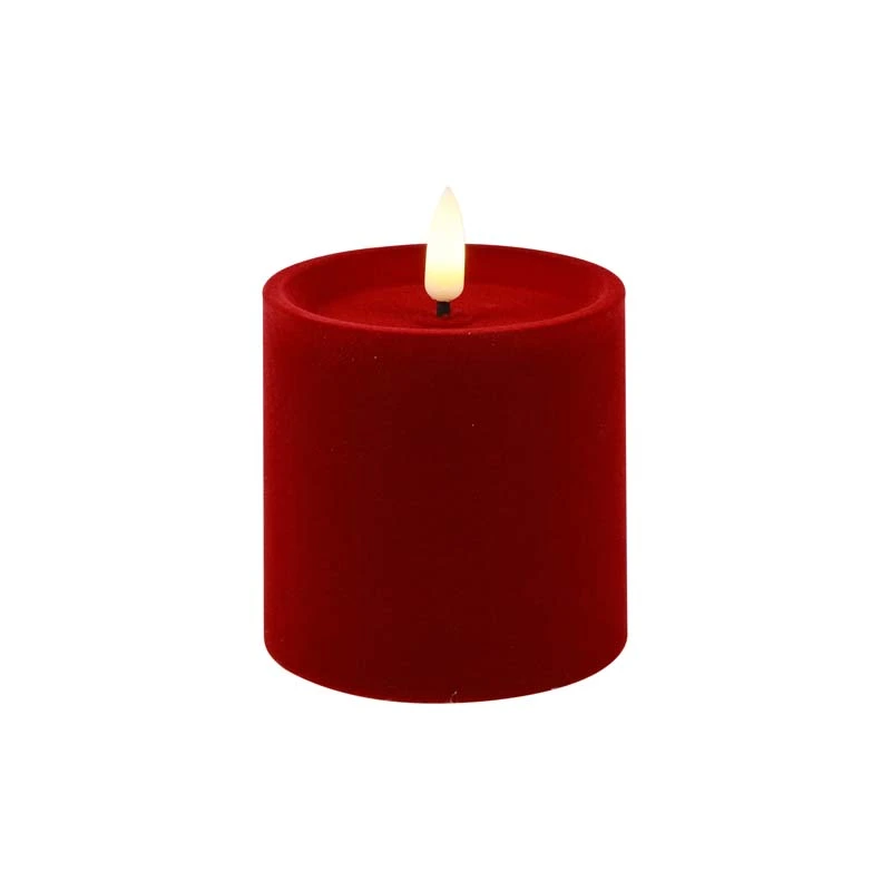 LED Stompkaars Velvet Lyon S Rood - Ø7,5x7,5 cm