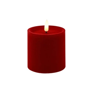 LED Stompkaars Velvet Lyon S Rood - Ø7,5x7,5 cm