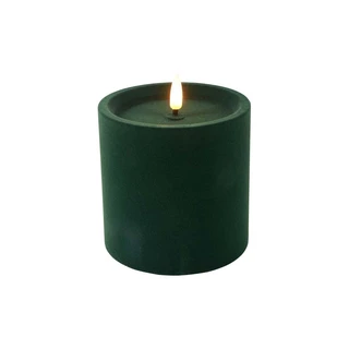 LED Stompkaars Velvet Lyon S Donker Groen - Ø10x10 cm