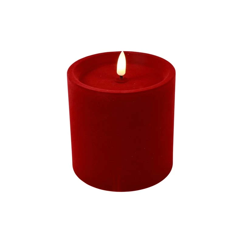 LED Stompkaars Velvet Lyon S Rood - Ø10x10 cm