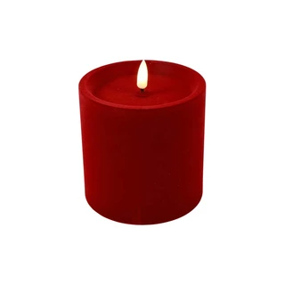 LED Stompkaars Velvet Lyon S Rood - Ø10x10 cm