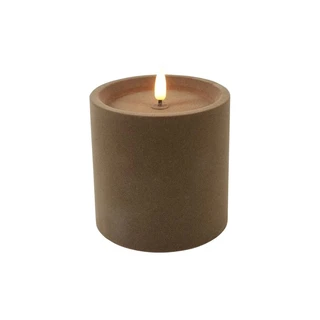 LED Stompkaars Velvet Lyon S Taupe - Ø10x10 cm